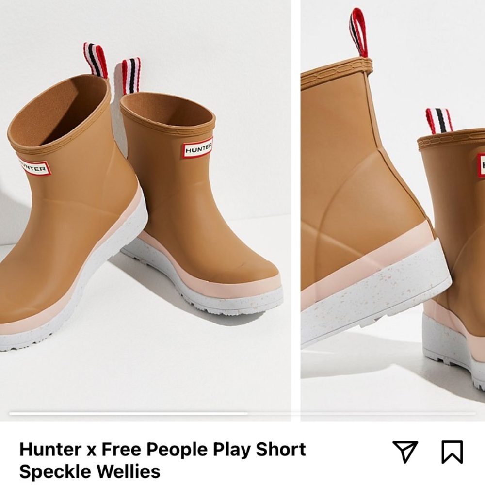 ISO: free people x hunter boots
